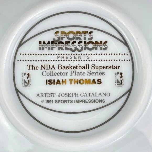 SPORTS Impressions The NBA Basketball Superstar Isiah Thomas by Joseph Catalano - Picture 3 of 11